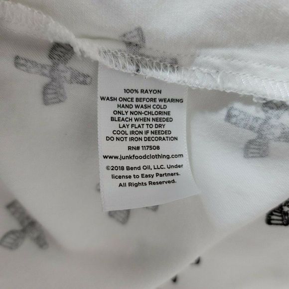 Junk Food Blondie Camp Funtime Button Front‎ Dress Punk Rock Music New Wave - Picture 9 of 9